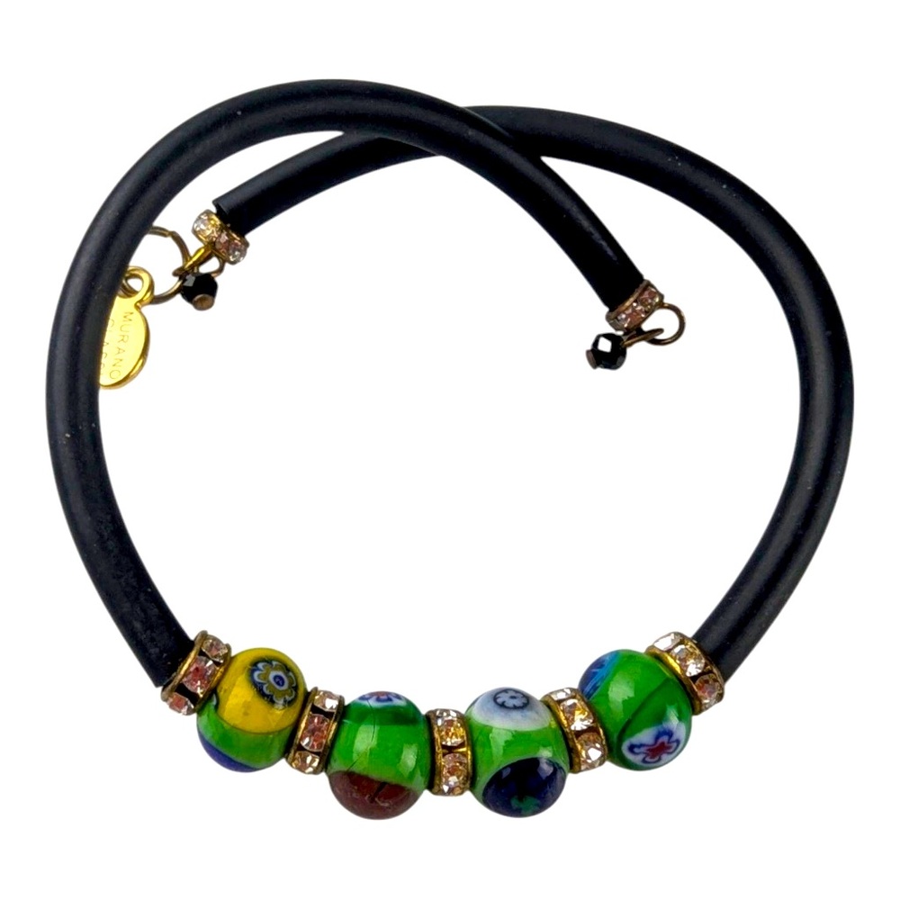 Signed Murano Glass Italian Bracelet